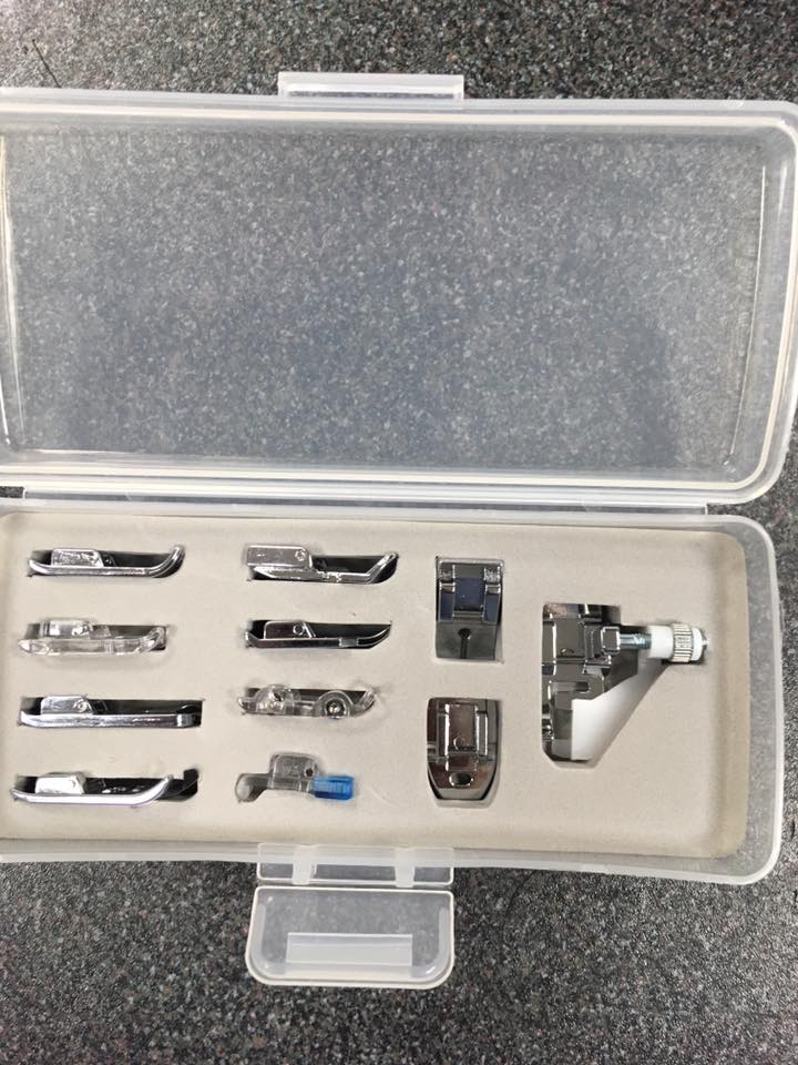 Sewing feet kit 11 Toyota Sewing machine Parts and Accessories online